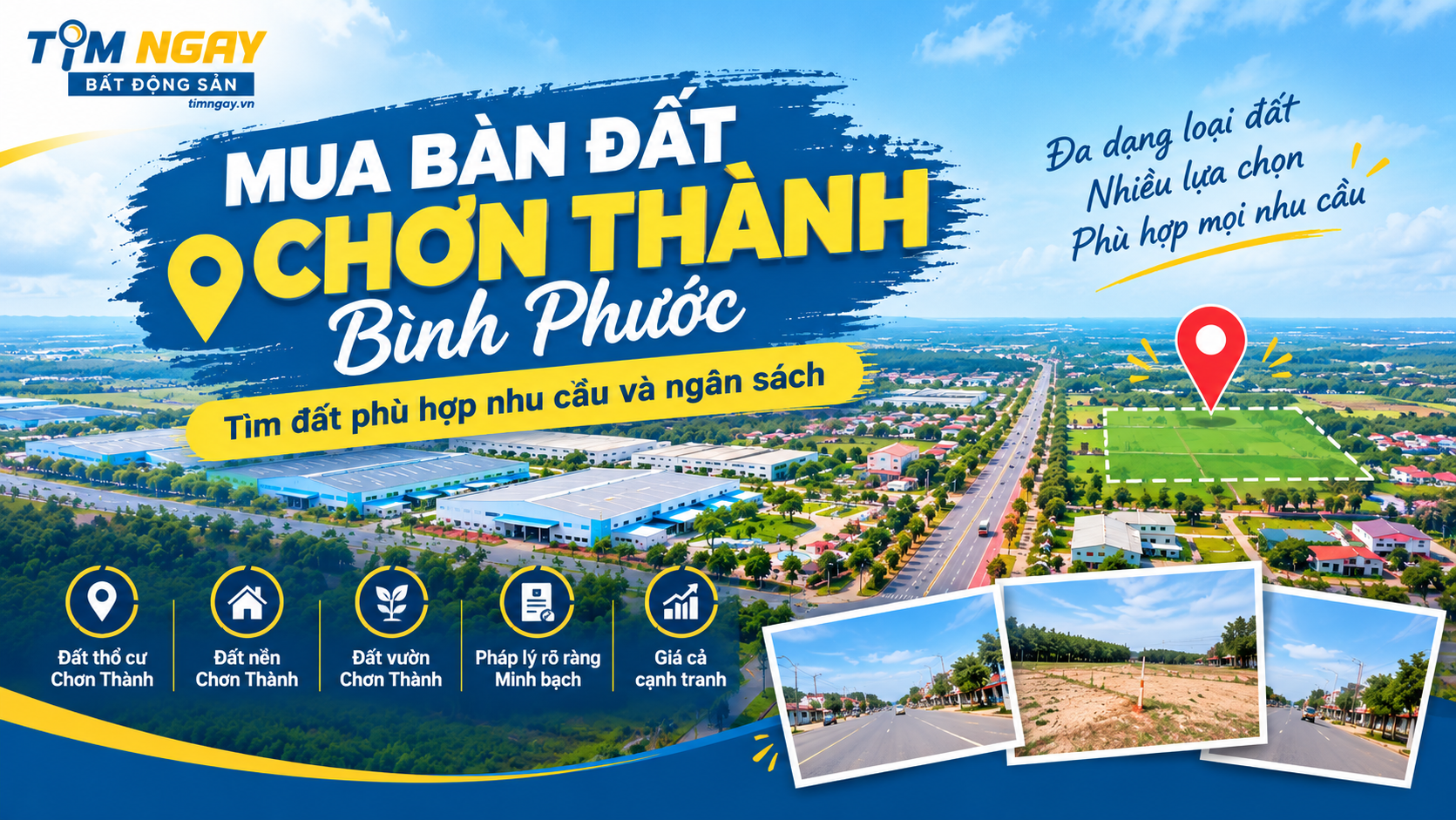 Mua bán đất Chơn Thành Bình Phước – Tìm đất phù hợp nhu cầu và ngân sách